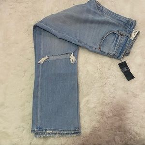 Ultra High Rise Ankle Straight Jeans